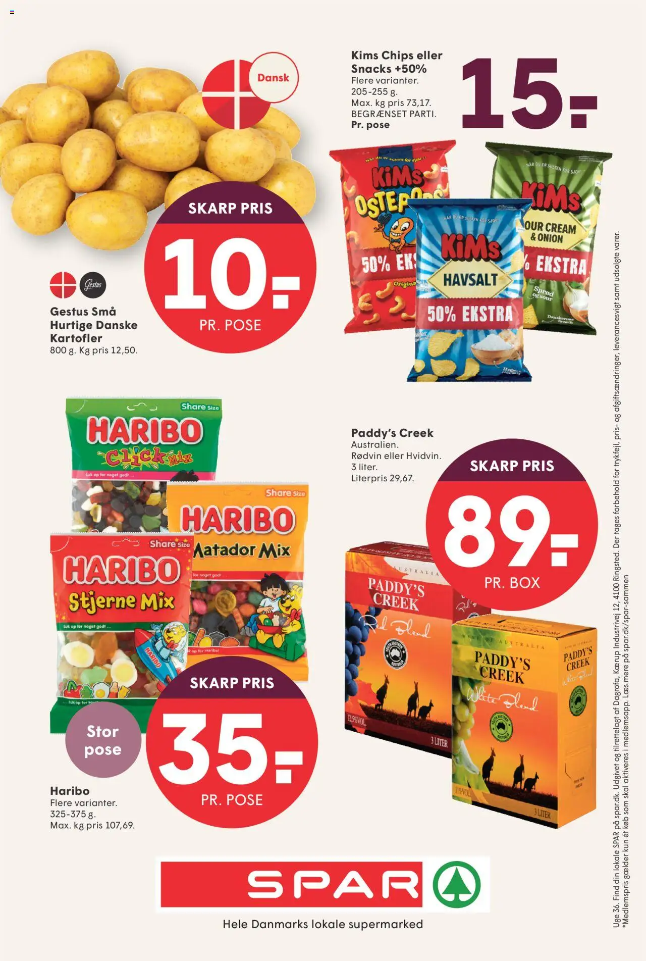 Spar Tilbudsavis gyldig fra 29.08.2025 | Side: 24 | Produkter: Chips, Kartofler, Søm