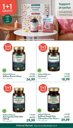 Holland & Barrett - Folder - Voorbeeld van een folder van Holland & Barrett, geldig van 10.11.2025 | Pagina: 8 | Producten: Kussen