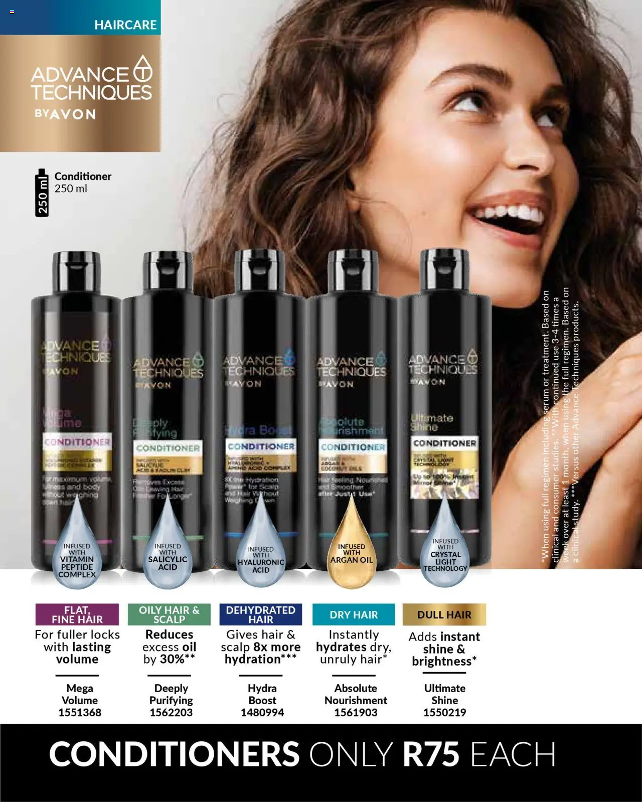 AVON Catalogue  │ valid from 01.07.2025 | Page: 160 | Products: Serum, Light, Oil, Conditioner