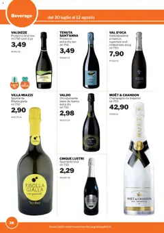 Volantino Sogegross del 30.07.2025 | Pagina: 26 | Prodotti: Prosecco, Vino, Spumante, Champagne