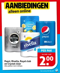 Hoogvliet folder - Voorbeeld van een folder van Hoogvliet, geldig van 04.03.2026 | Pagina: 29 | Producten: Waffelini, Pepsi