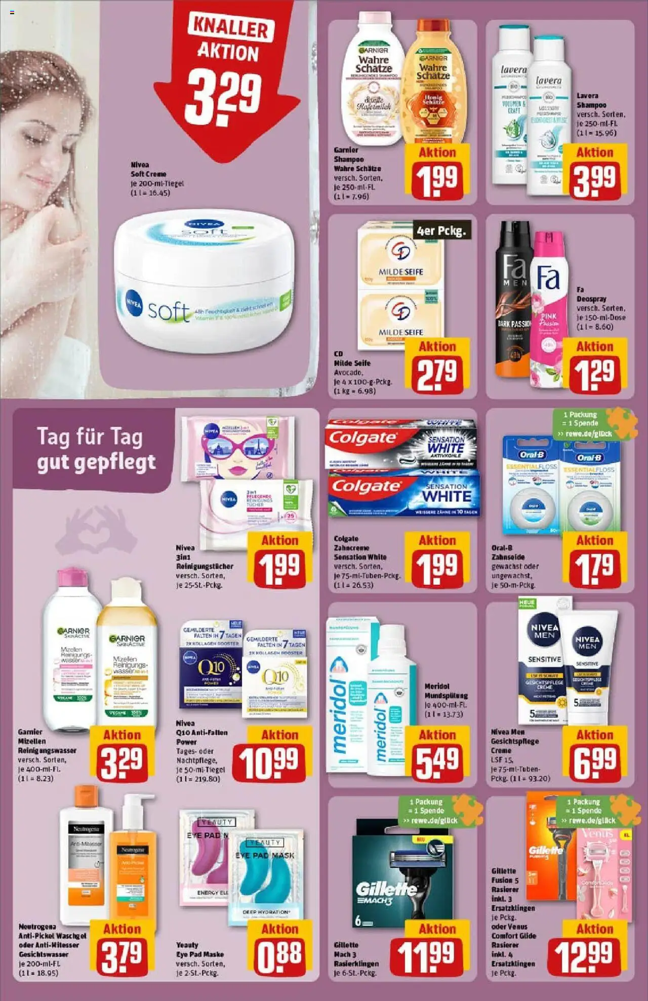 Rewe prospekt Wernigerode	 - gültig ab dem 22.06.2025 | Seite: 24 | Produkte: Rasierer, Creme, Maske, Deodorant
