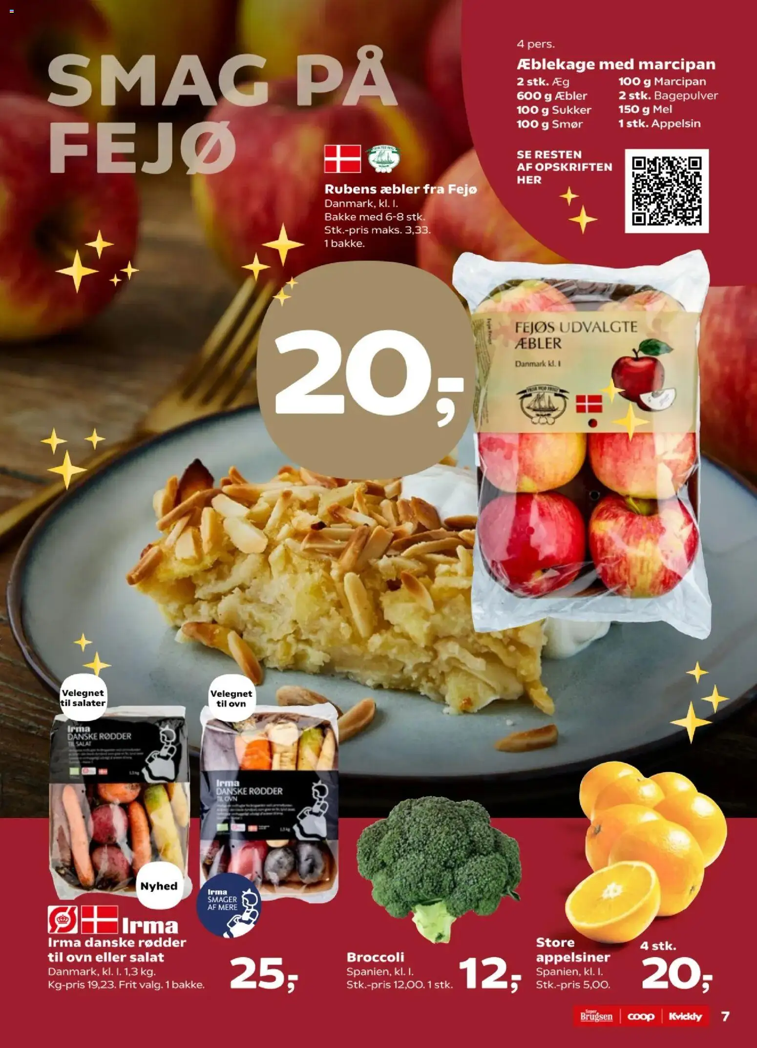 Kvickly tilbudsavis – gyldig fra 21.11.2025 | Side: 7 | Produkter: Æbler, Mel, Sukker, Ovn