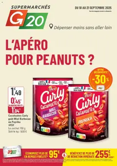 G20 Supermarchés - Prévisualisation de G20 Supermarchés catalogue valide à partir de 10.09.2025