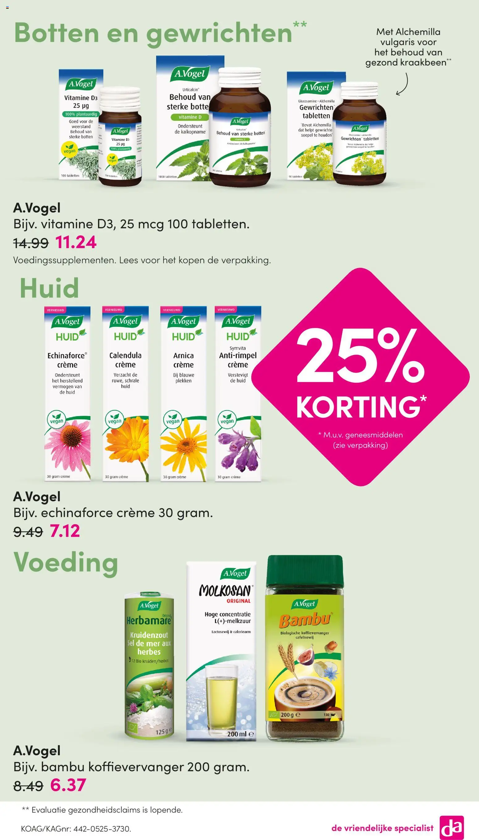 {H1} | Pagina: 21 | Producten: Vitamine D, Crème