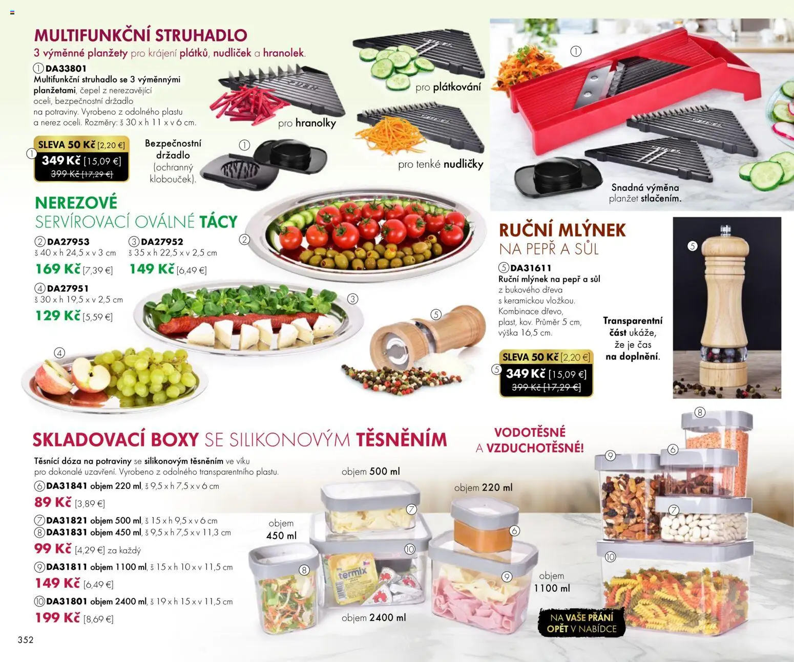 Nové Dedra akcie – leták je platný od 01.03.2026 | Strana: 52 | Produkty: Strúhadlo