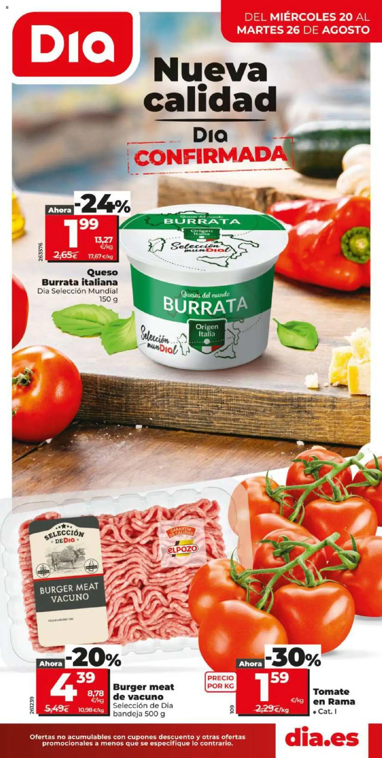 Dia - folleto Market │ válido desde el 20.08.2025 | Página: 1 | Productos: Queso, Bandeja