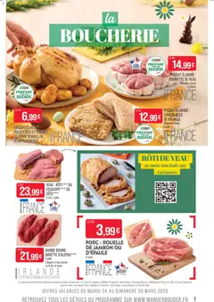 Match Supermarché - Prévisualisation de Match Supermarché catalogue valide à partir de 24.03.2026 | Page: 9 | Produits: Jambon, Viande, Pommes, Fruits secs