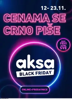 Aksa Black Friday  - pregled Aksa kataloga - važi od 12.11.2025