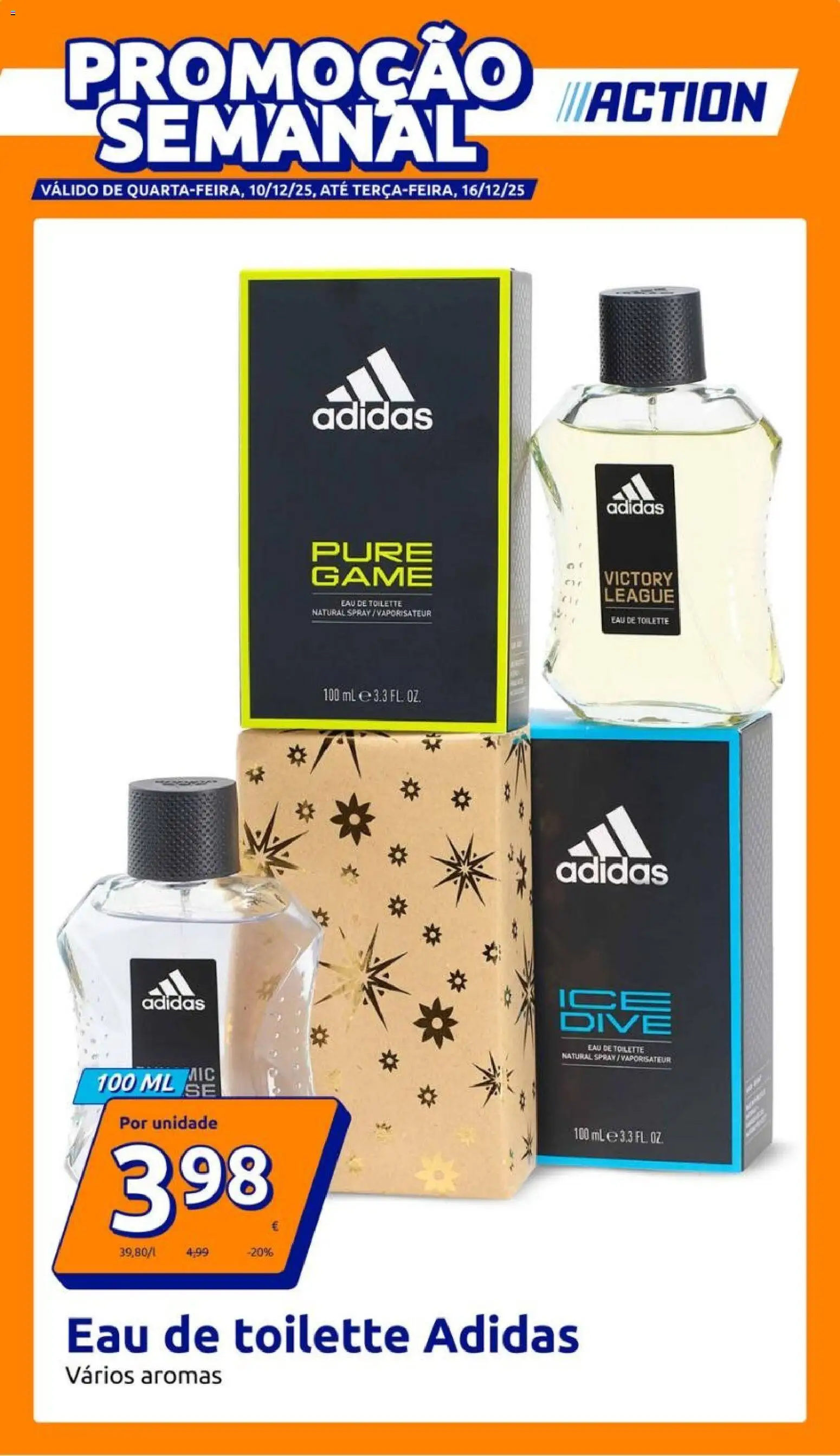 Action - Action PT week 50 2025 │ válido de 10.12.2025 | Página: 1 | Produtos: Eau de toilette