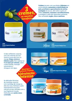 Pré-visualização Creme Corporal Azeitona, Hidratante com óleo de azeitona dermatologicamente comprovado. válido de 16.03.2026 | Página: 29 | Produtos: Fragrância, Creme corporal, Manteiga, Óleo