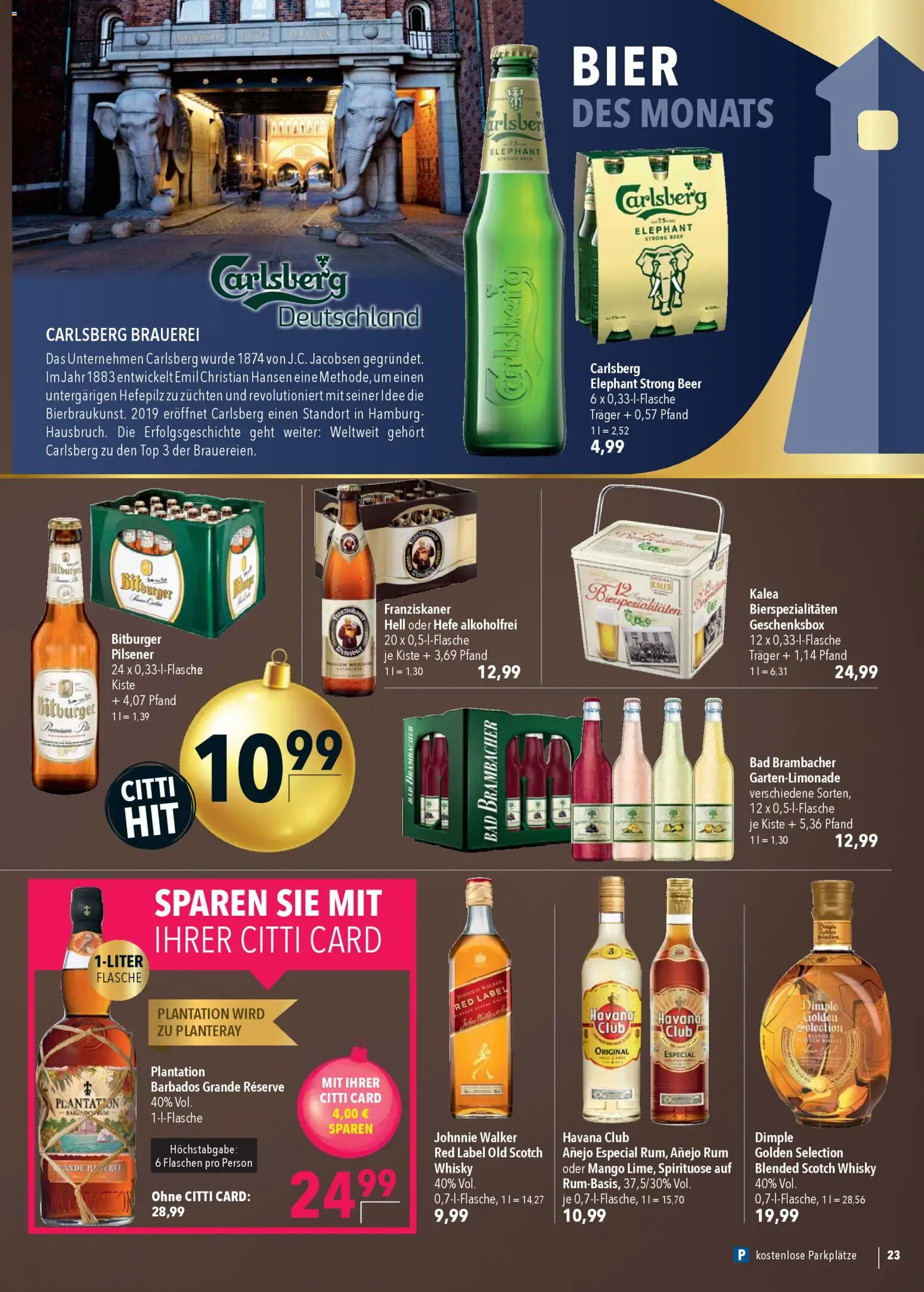 CITTI Markt - Black Friday – gültig ab 26.11.2025 | Seite: 27 | Produkte: Franziskaner, Rum, Bad, Johnnie walker