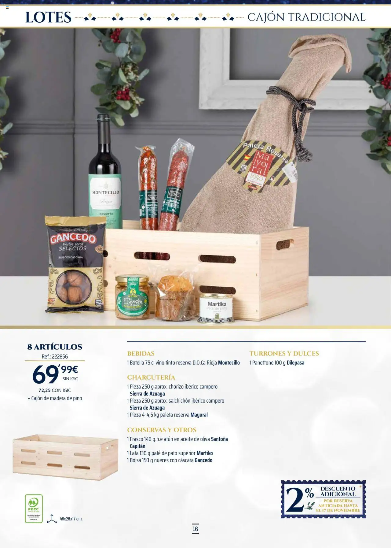 Makro - Lotes y cestas Canarias │ válido desde el 04.10.2025 | Página: 16 | Productos: Vino, Paté, Aceite de oliva, Bolsa