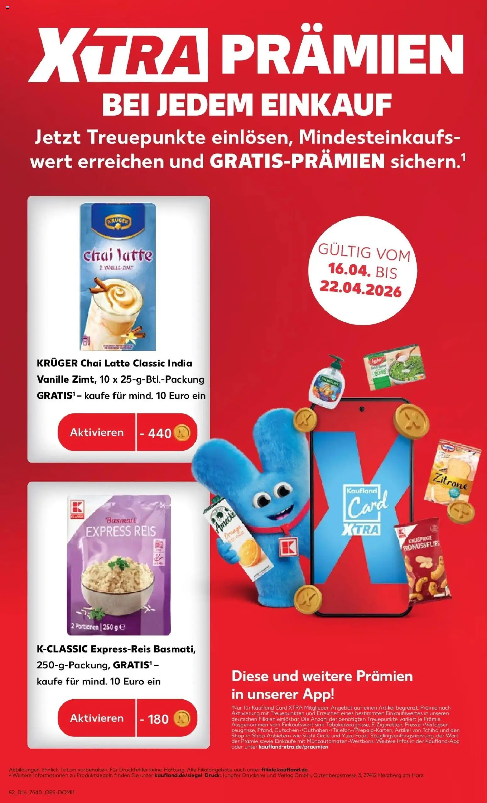 Kaufland Prospekt Werder (Havel)	 – gültig ab 16.04.2026 | Seite: 52 | Produkte: Zitrone, Reis
