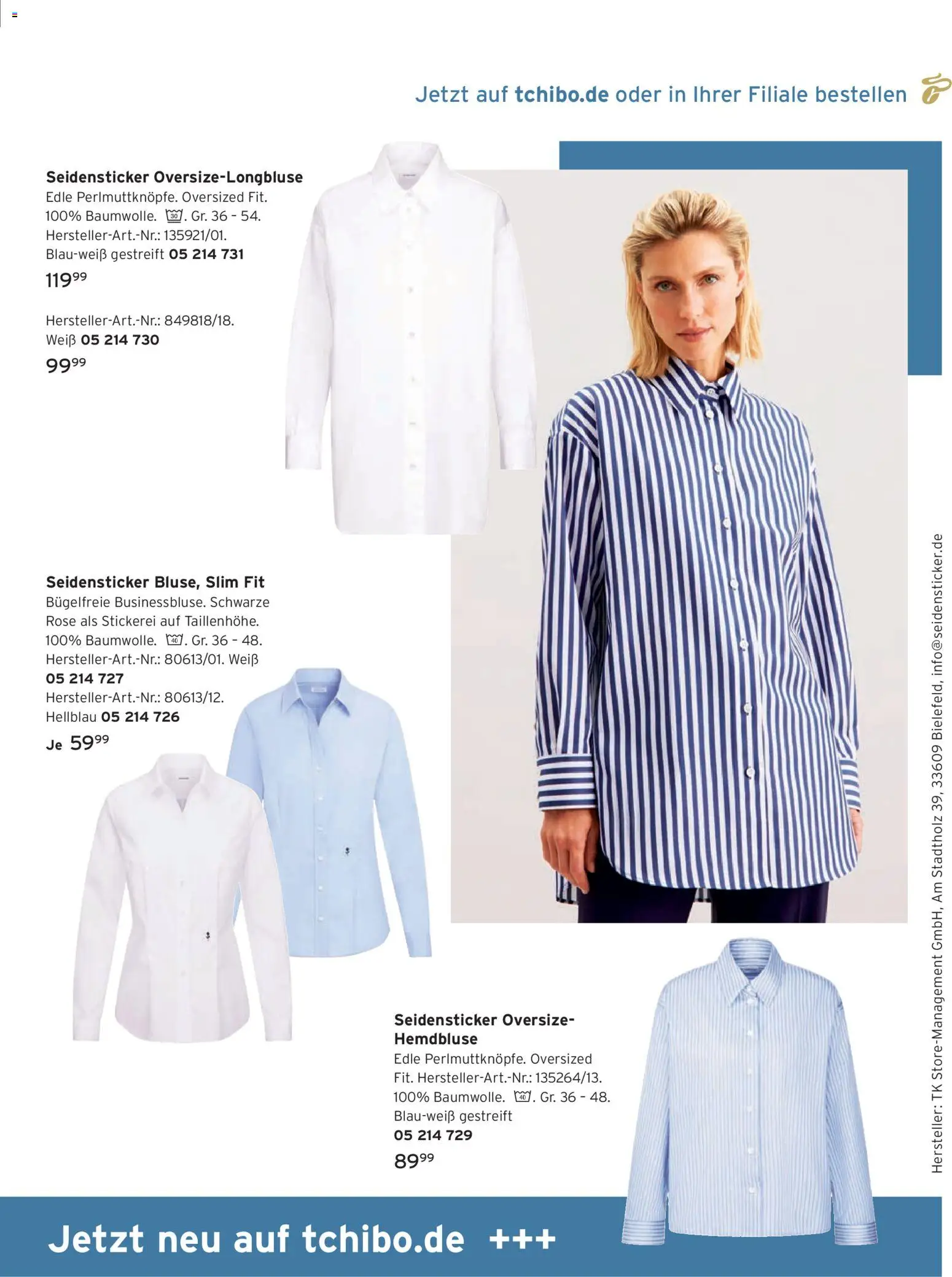 Angebote Tchibo – gültig ab 01.11.2025 | Seite: 135 | Produkte: Hemdbluse