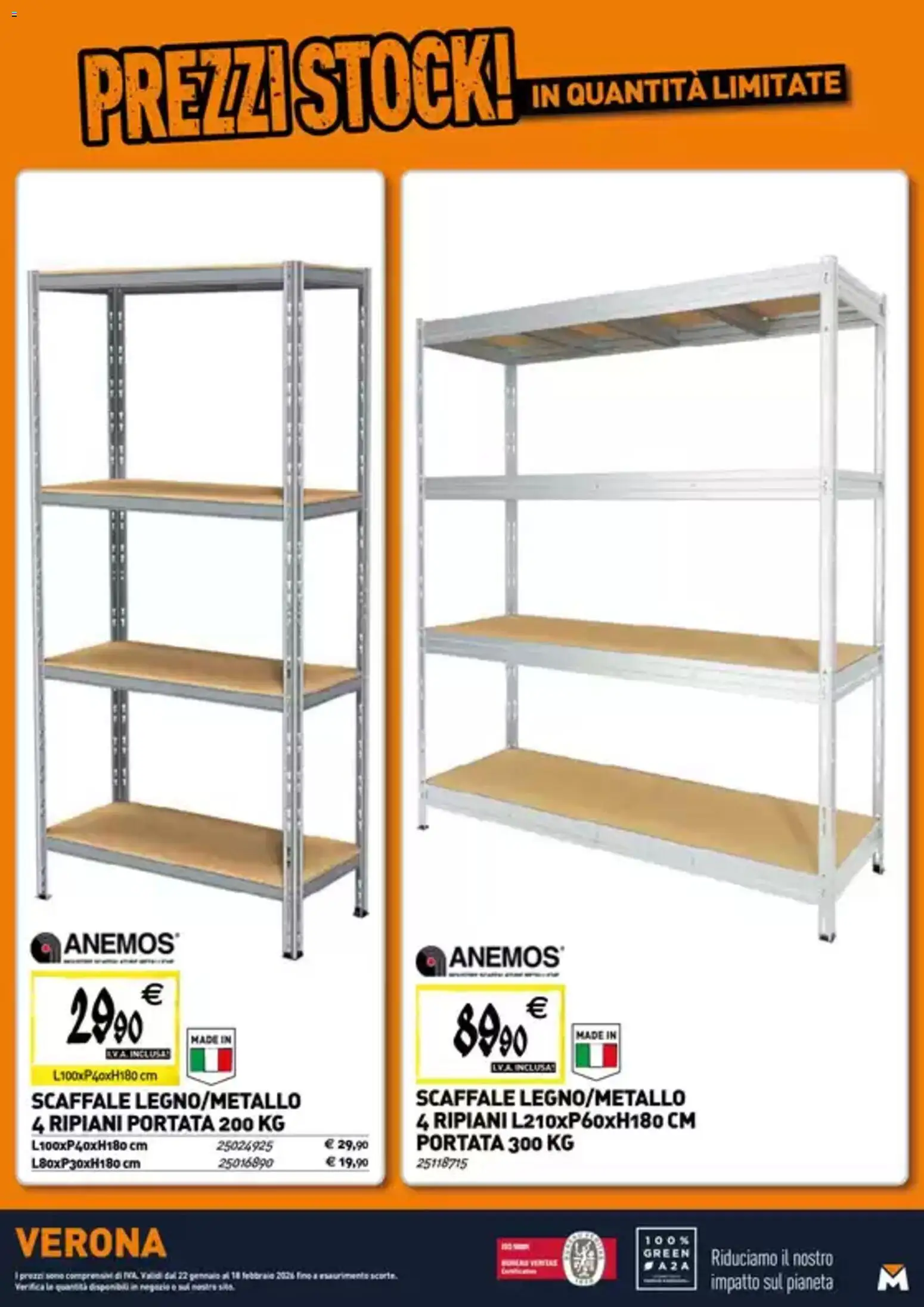 Volantino TECNOMAT del 22.01.2026 | Pagina: 22 | Prodotti: Scaffale