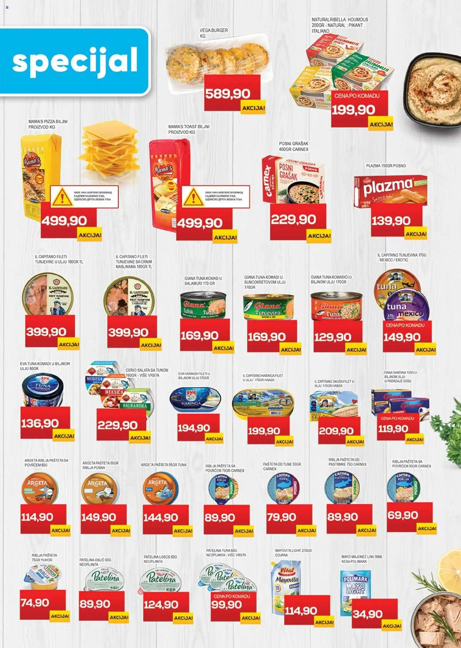 Medius katalog - važi od 16.12.2025 | Strana: 9 | Proizvode: Grašak, Plazma, Hummus, Pašteta