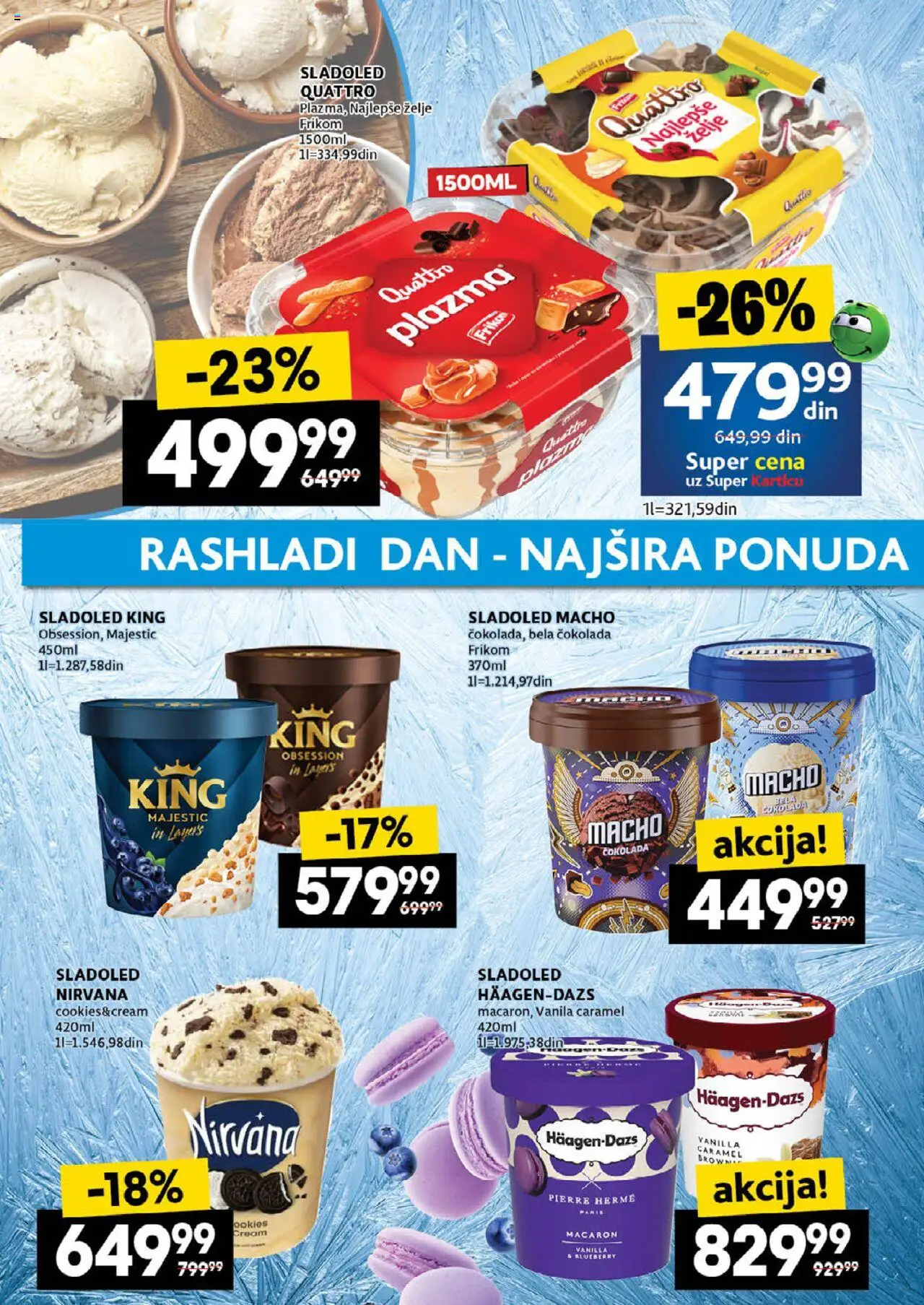 Idea katalog - važi od 03.07.2025 | Strana: 26 | Proizvode: Sladoled, Brownie, Čokolada