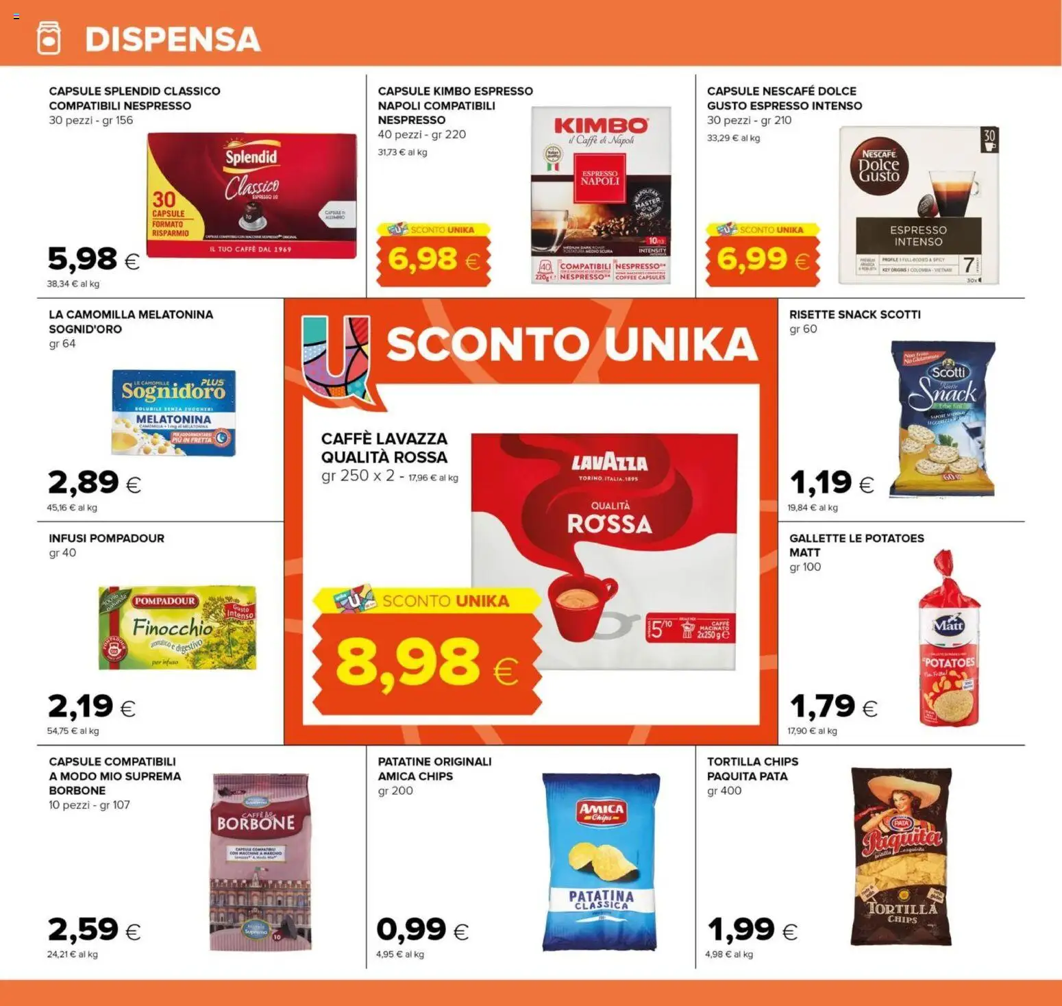 Volantino Tigre del 15.12.2025 | Pagina: 26 | Prodotti: Caffè, Patatine, Gallette, Digestivo