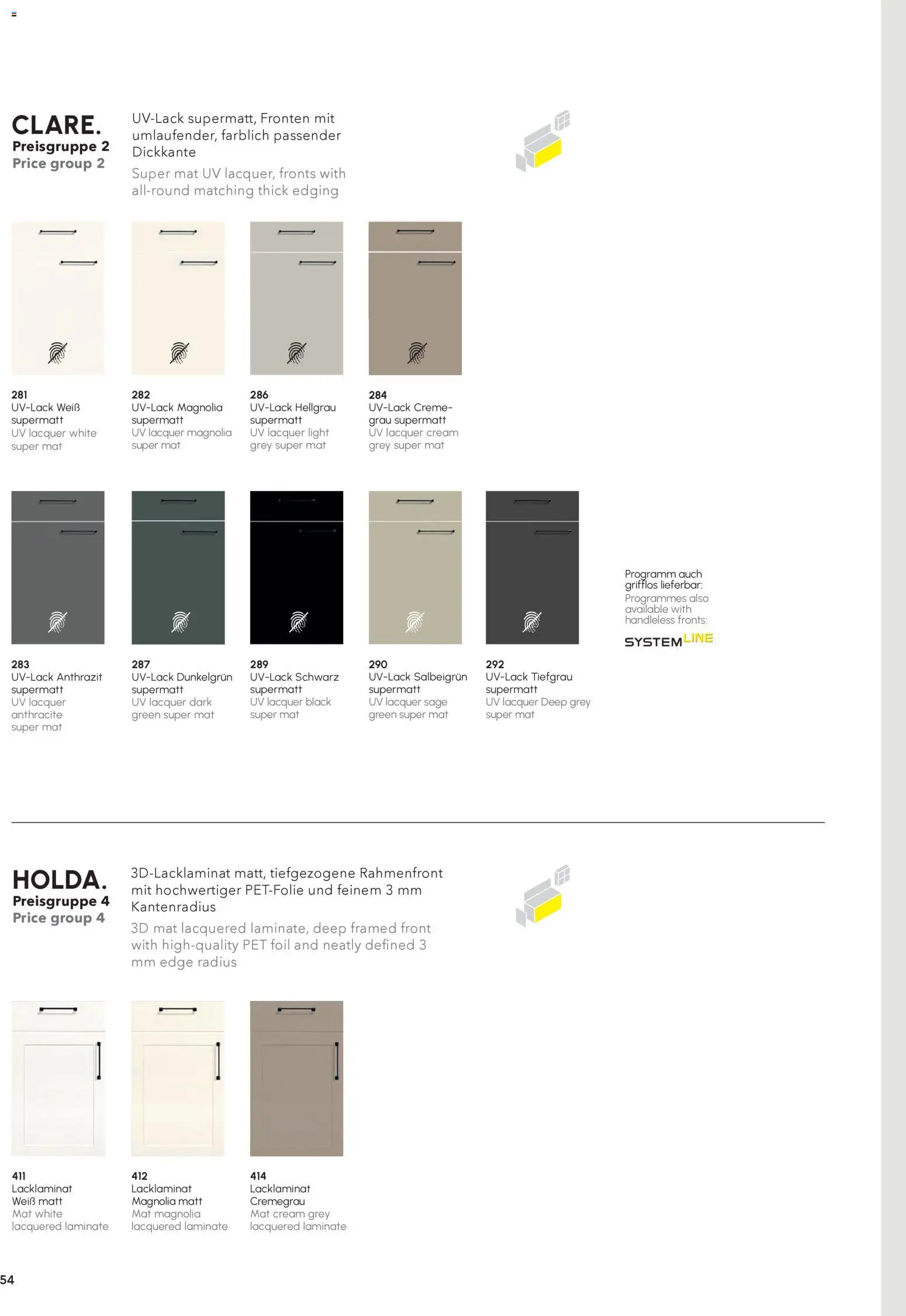 Ostermann Vito Küchenprospekt 2026 – gültig ab 01.01.2026 | Seite: 54 | Produkte: Creme