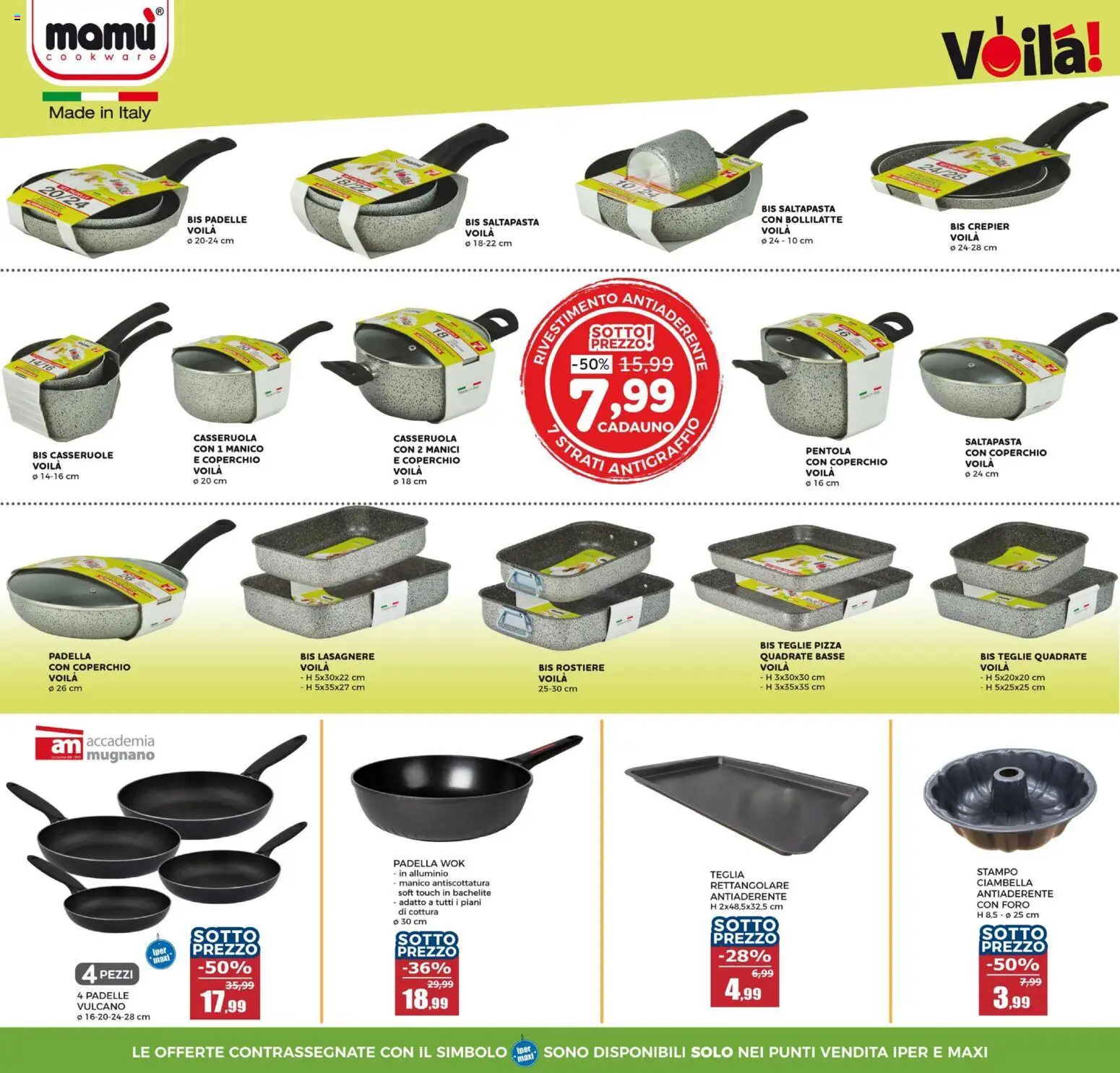 Volantino Happy Casa del 21.01.2026 | Pagina: 2 | Prodotti: Teglia, Padella, Casseruola, Alluminio