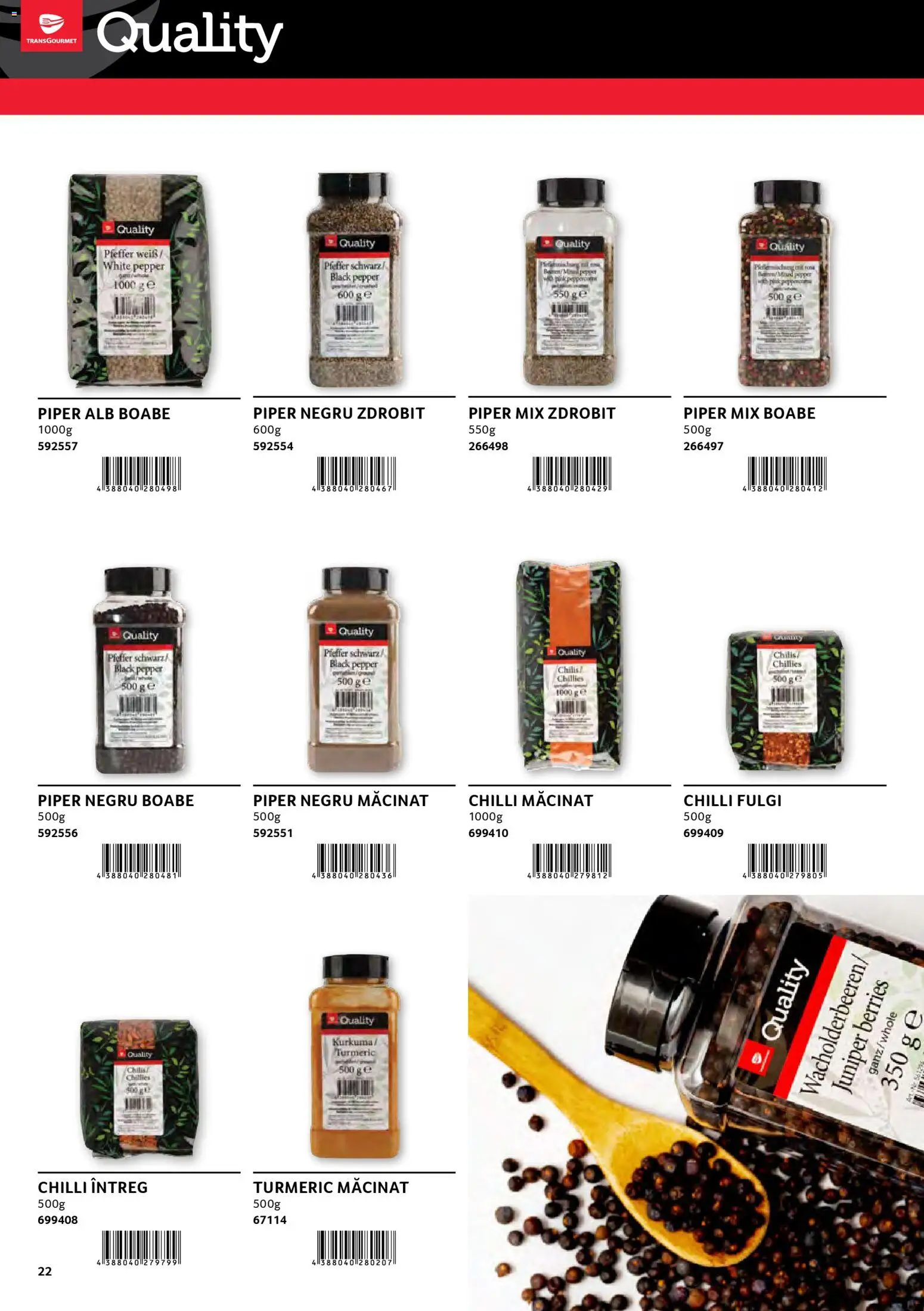 Noul catalog Selgros – valabil de la 30.01.2026 | Pagină: 22 | Produse: Chilli, Fulgi, Piper