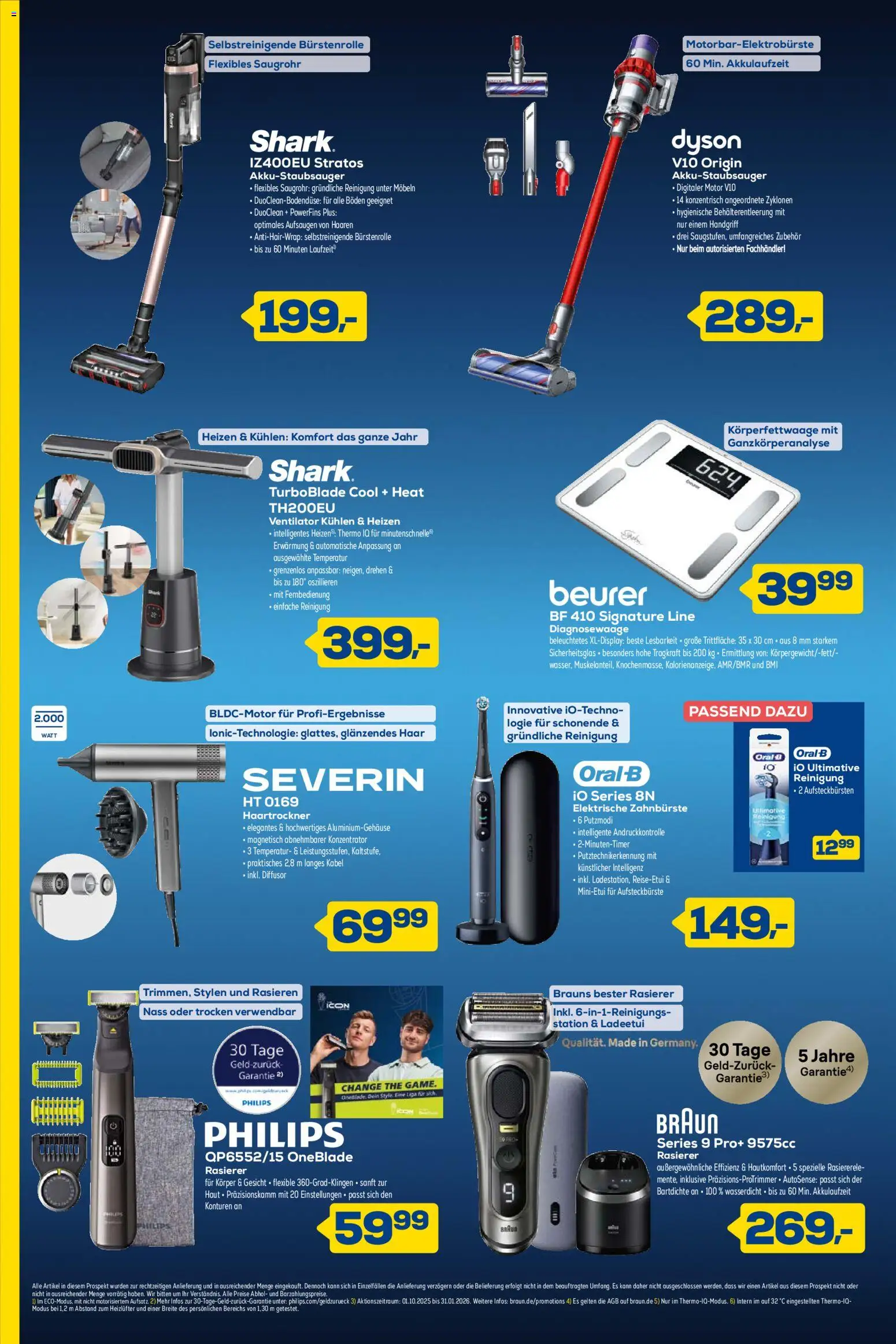 Euronics  Aktuelle Angebote – gültig ab 31.12.2025 | Seite: 4 | Produkte: Kabel, Philips, Dyson, Rasierer