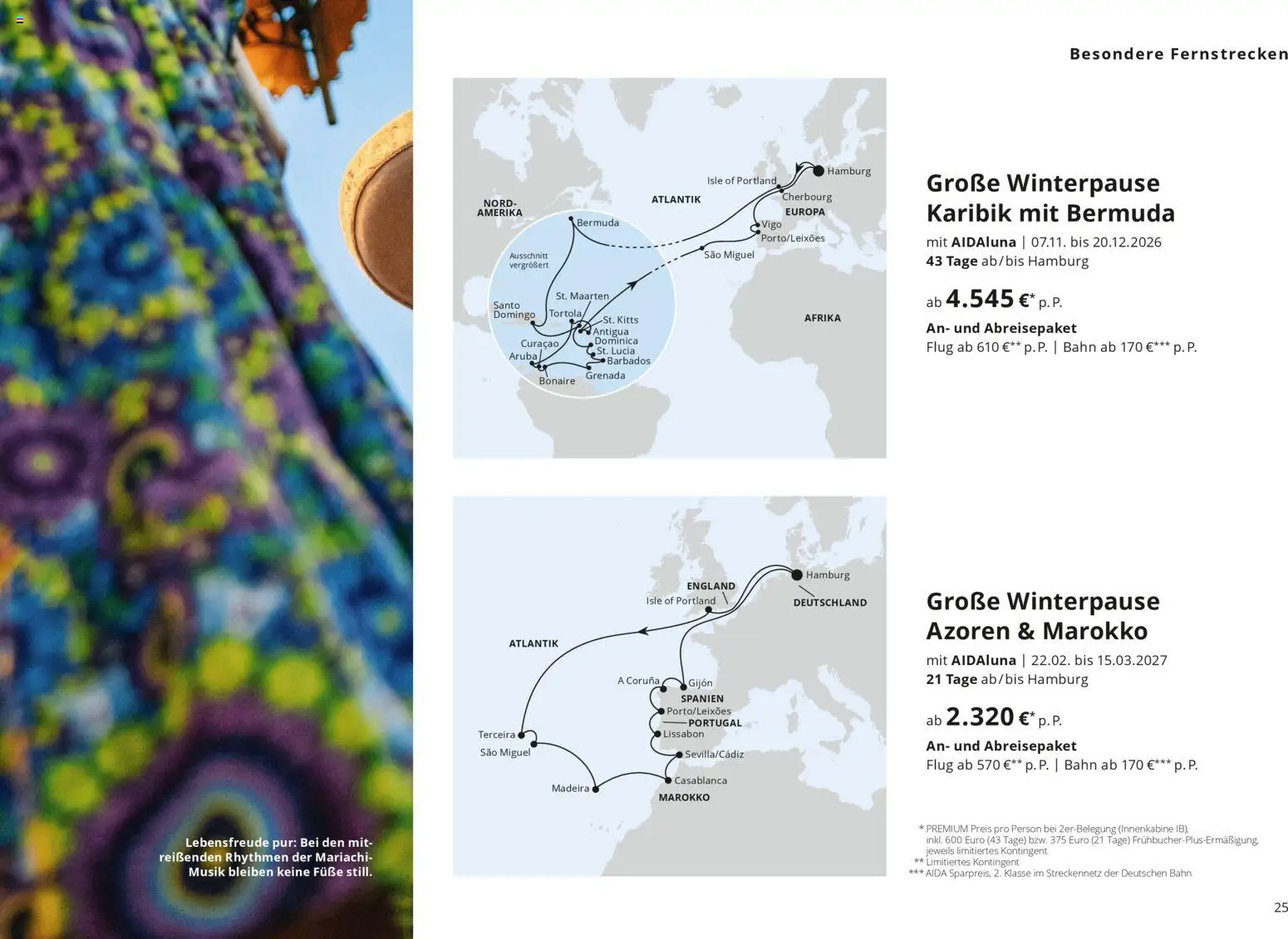 Aida AIDAselection – gültig ab 01.04.2026 | Seite: 25 | Produkte: Bermuda