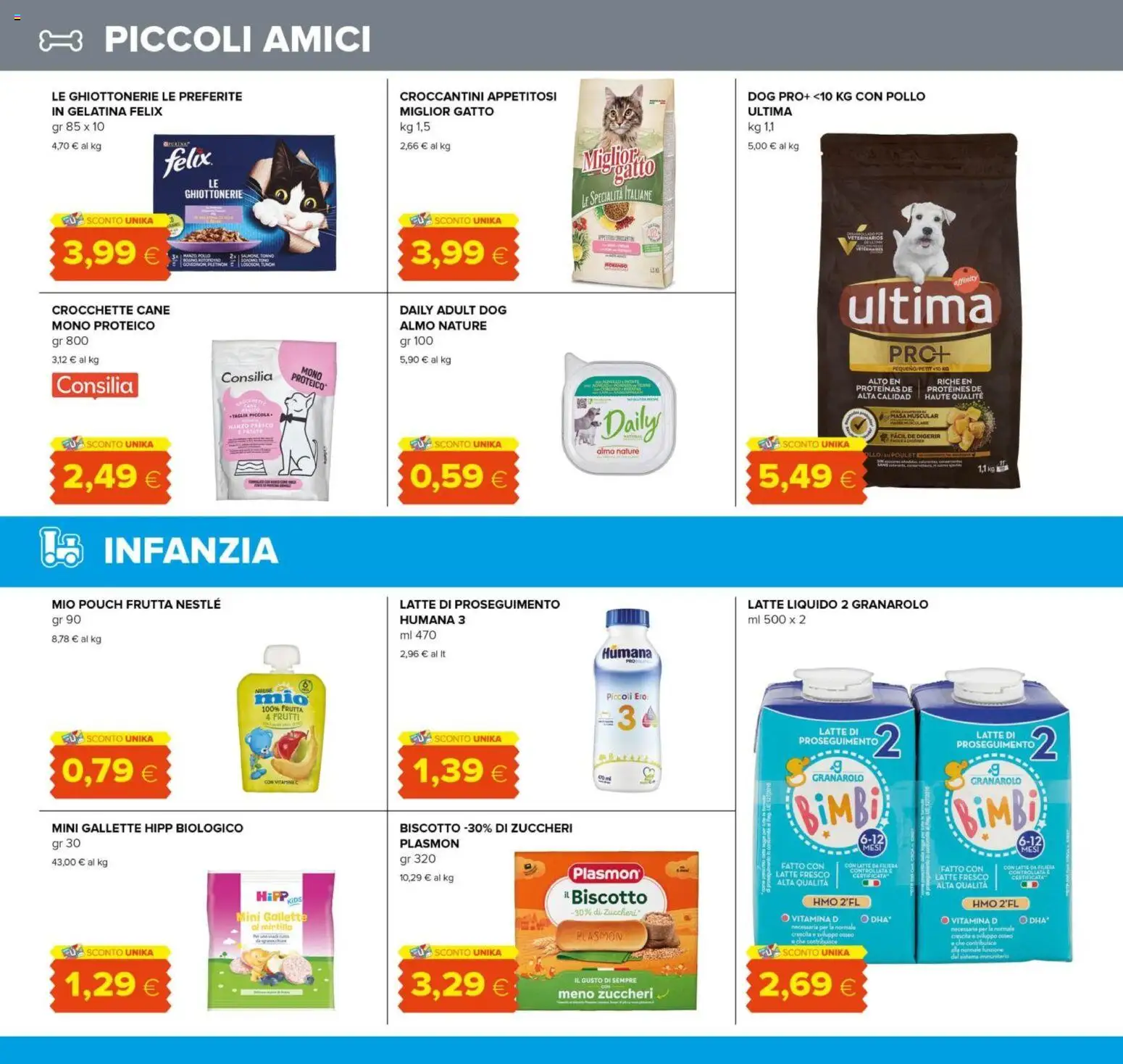 Volantino Oasi del 21.11.2025 | Pagina: 22 | Prodotti: Patate, Crocchette, Tonno, Crocchette cane