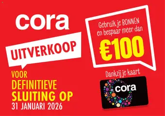 Cora folder - Voorbeeld van een folder van Cora, geldig van 18.11.2025
