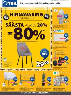 JYSK kliendilehe eelvaade alates 20.01.2026