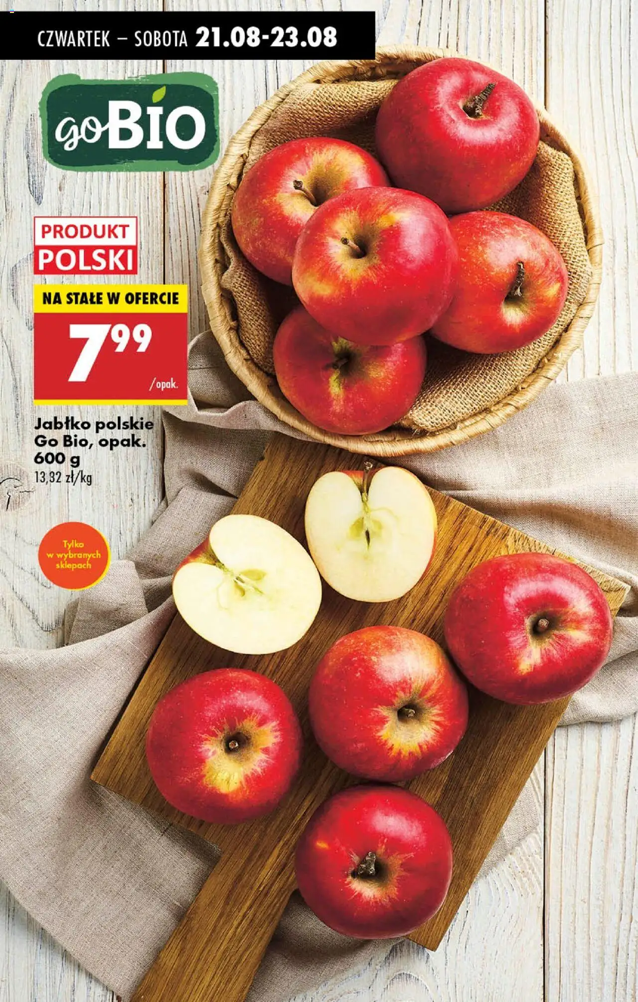 Biedronka gazetka - Oferta w tym tygodniu od 21.08.2025 | Strona: 42 | Produkty: Jabłka
