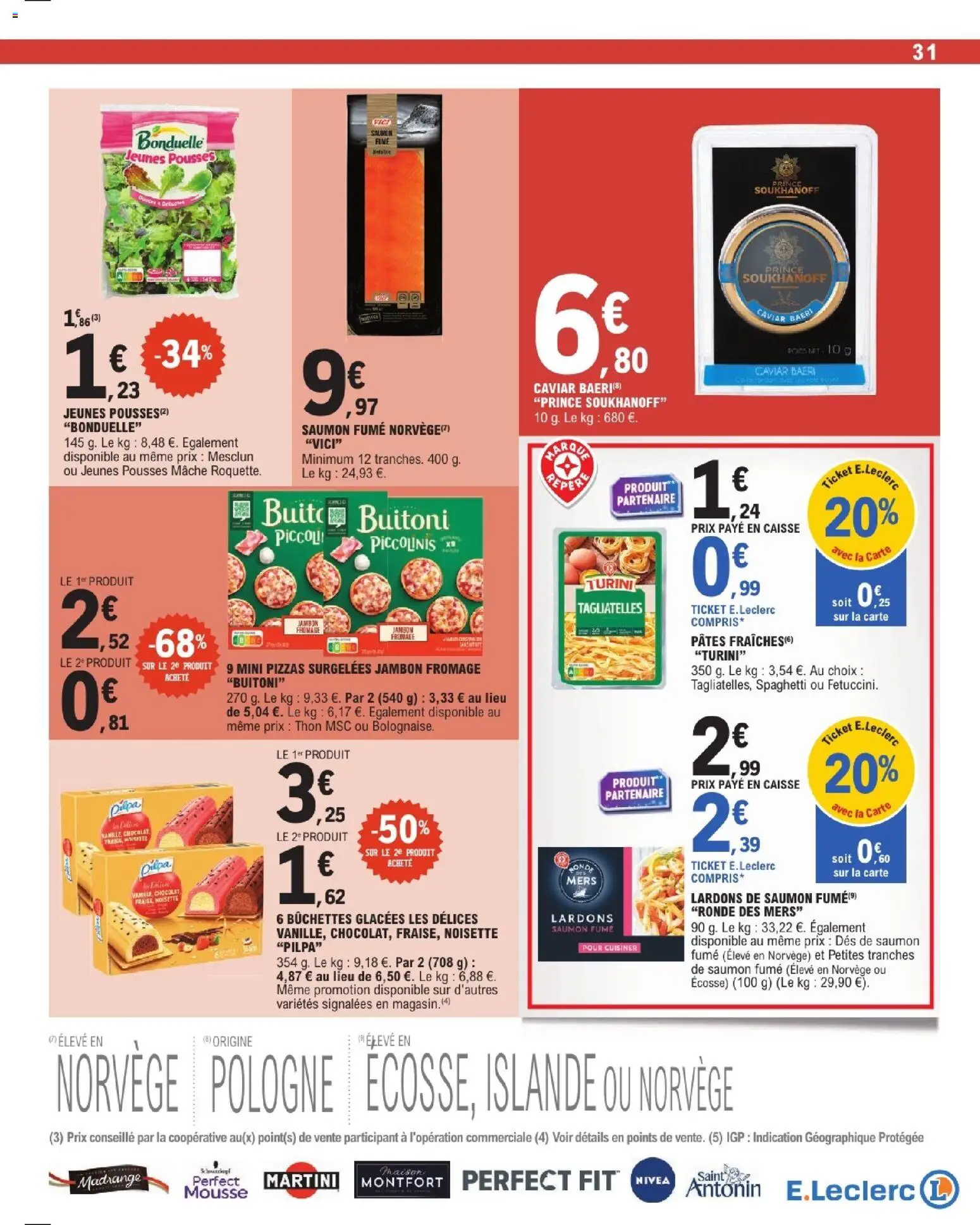 {H1} | Page: 31 | Produits: Noisette, Caviar, Fromage, Pâtes