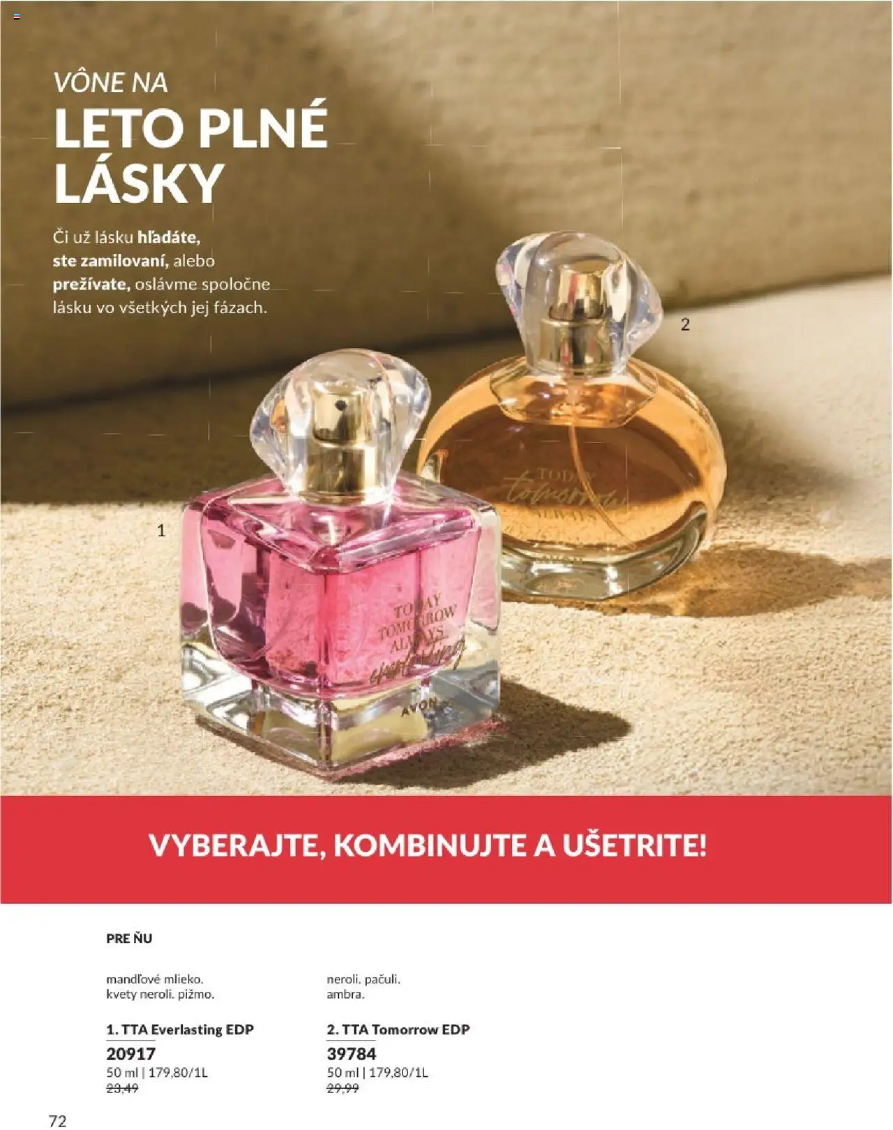 Katalóg Avon 2025 │ platný od 01.08.2025 | Strana: 72 | Produkty: Kvety