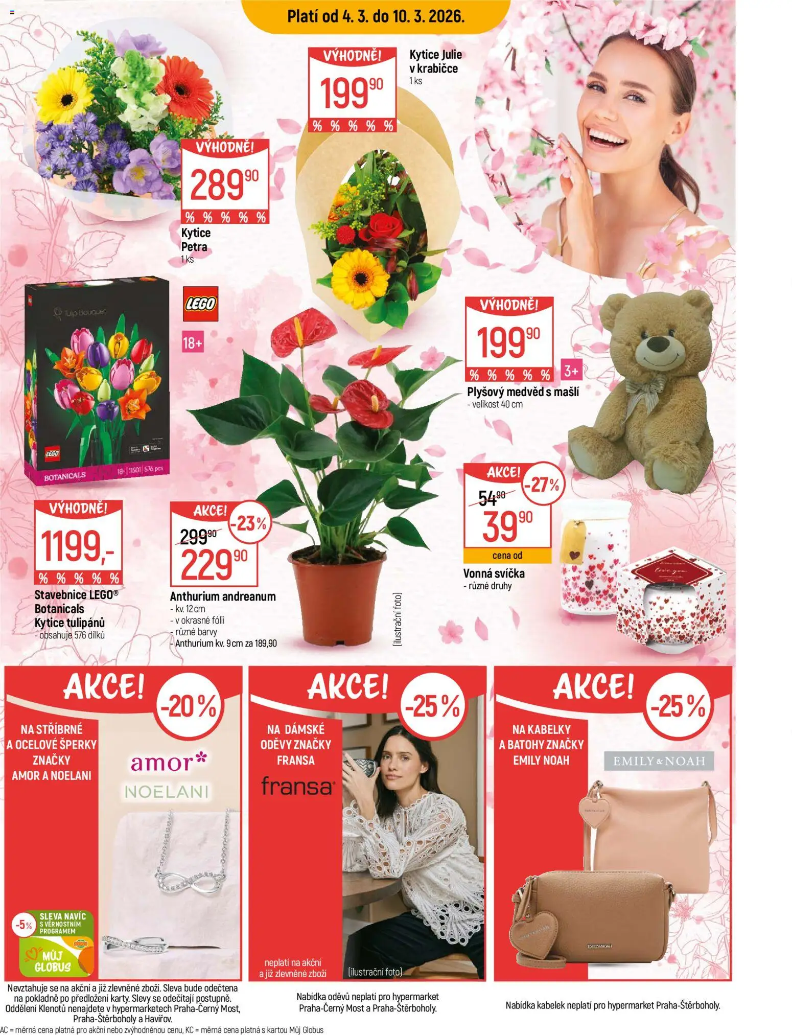 Globus leták - Praha-Štěrboholy od 04.03.2026 | Strana: 10 | Produkty: Globus, Mošt, Svíčka, Kytice