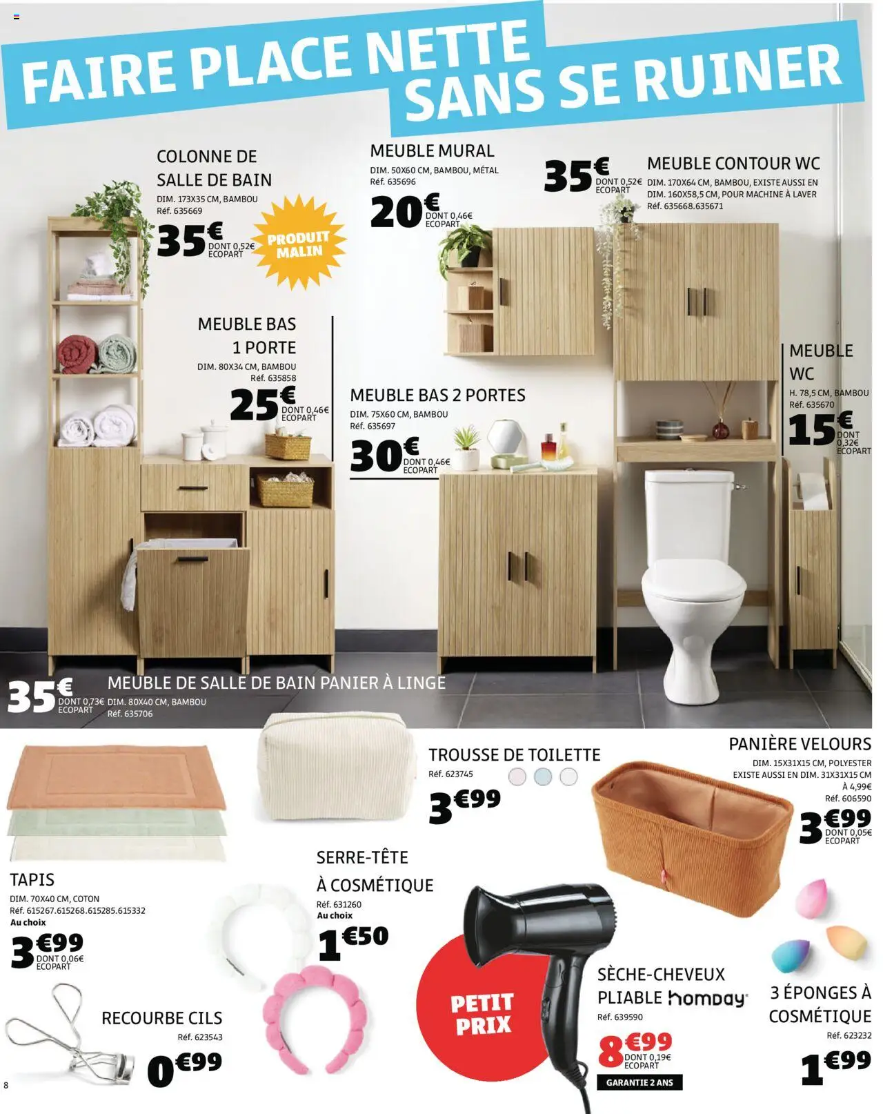  | Page: 8 | Produits: Meuble bas, Panier à linge, Porte, Portes