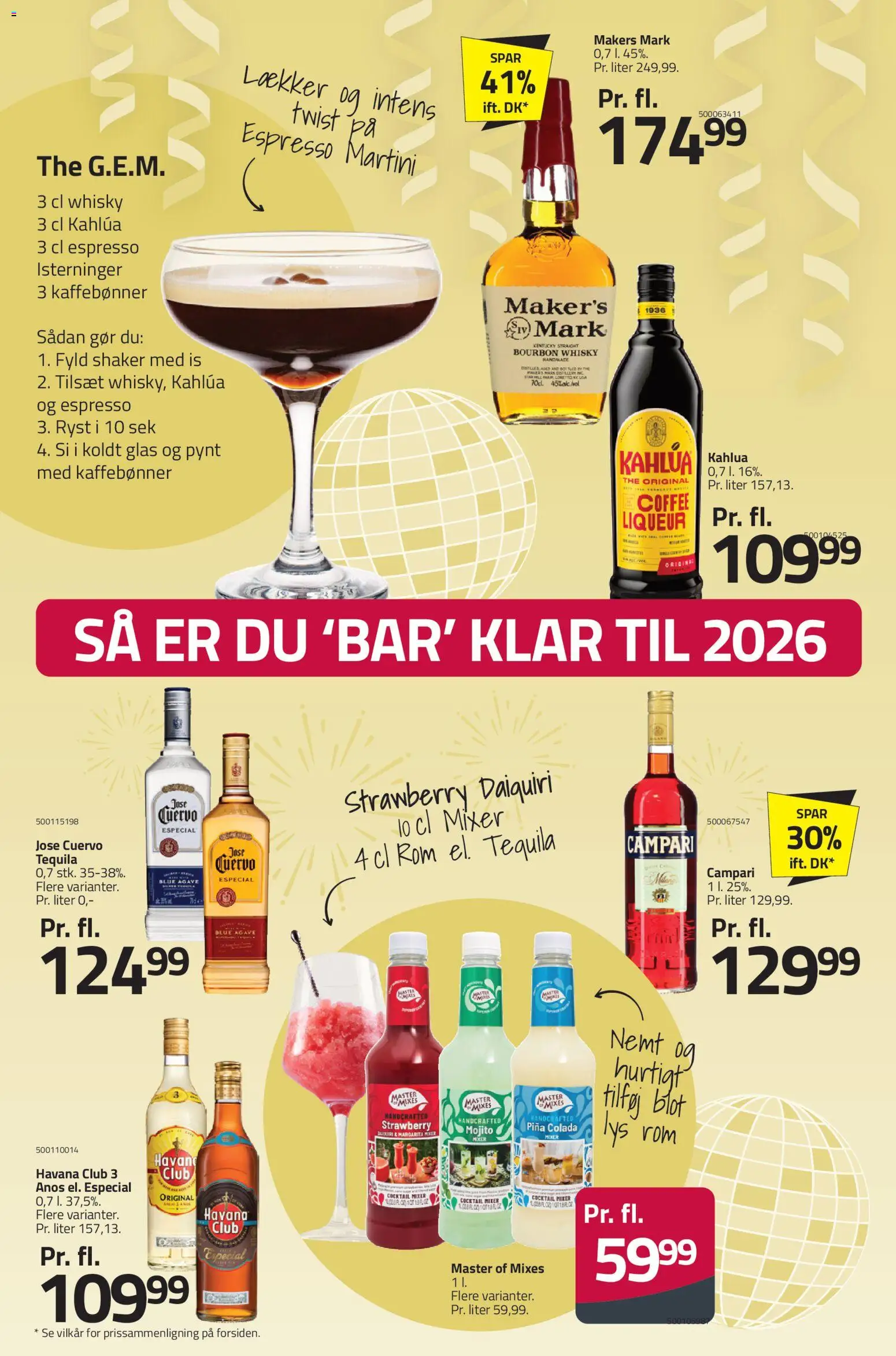 Fleggaard tilbudsavis – gyldig fra 10.12.2025 | Side: 31 | Produkter: Whisky, Is, Rom, Mixer
