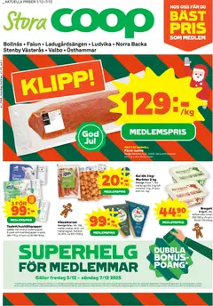 Stora Coop - Bollnäs - Förhandsvisning av reklamblad från butik Stora Coop aktuell från 01.12.2025