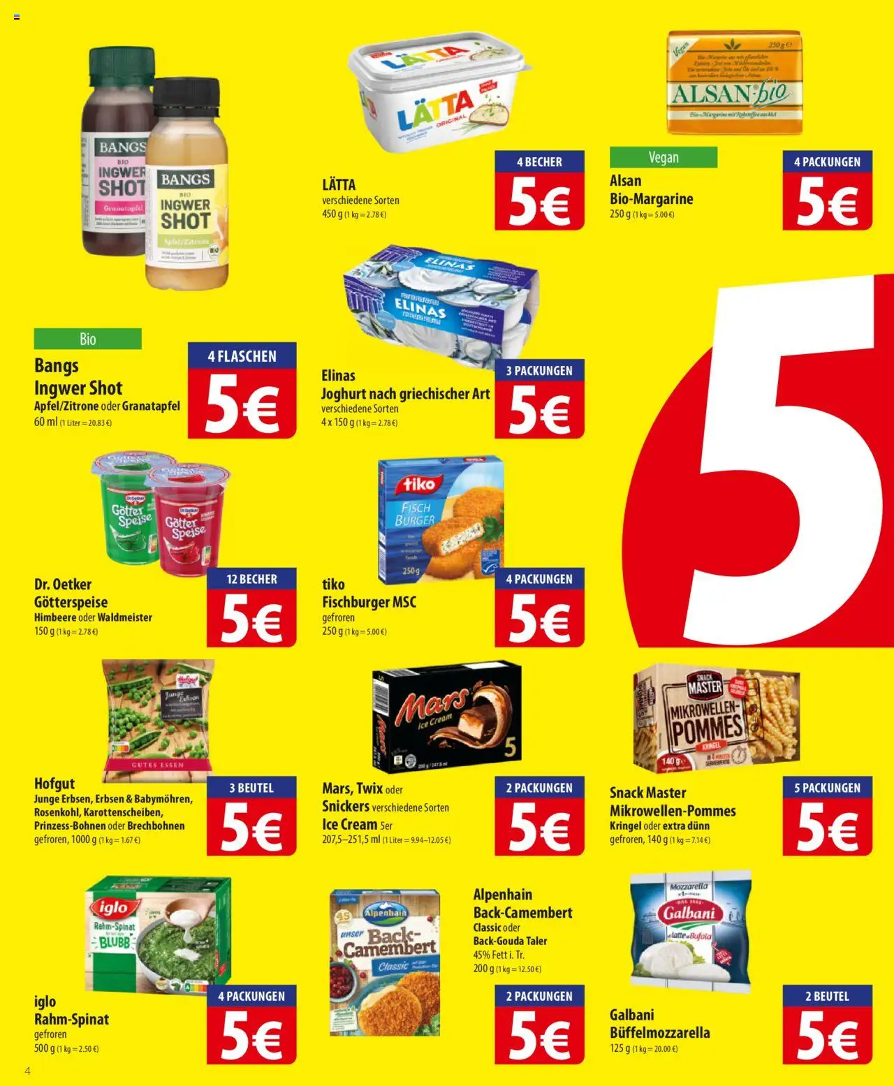 Famila Prospekt 	 – gültig ab 13.10.2025 | Seite: 4 | Produkte: Snickers, Mars, Twix, Lätta
