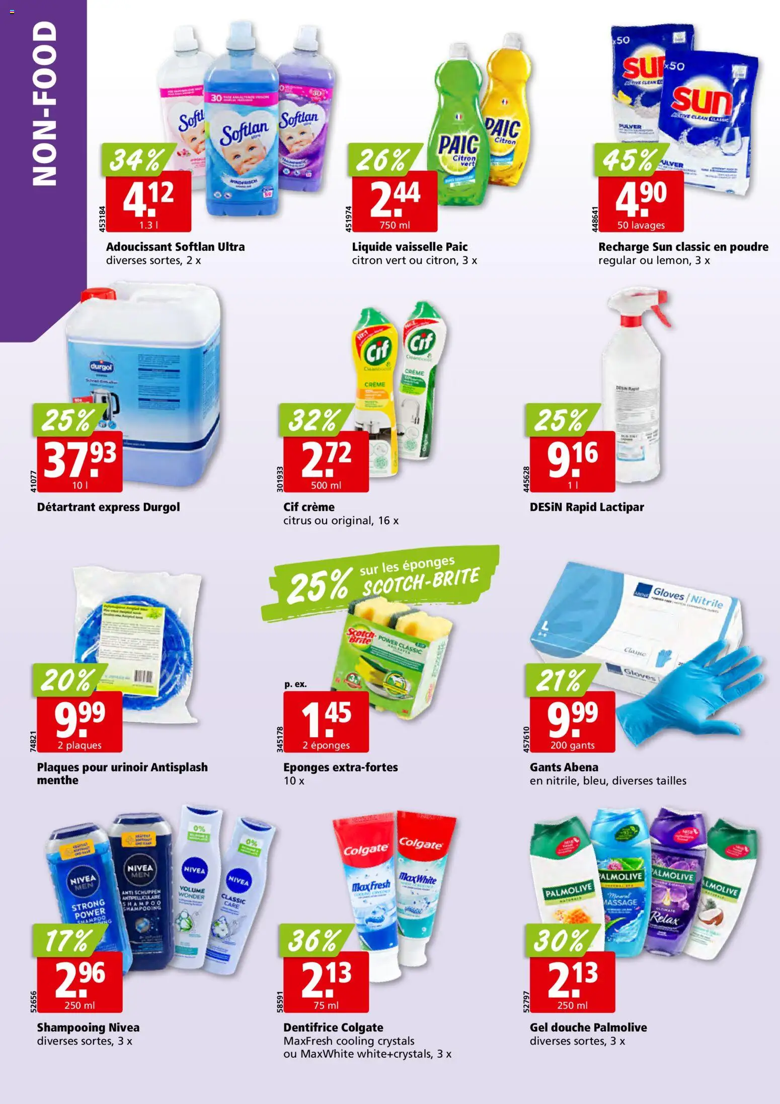 Aligro Aktionen Chavannes, Matran, Genève, Sion – gültig ab 01.12.2025 | Seite: 30 | Produkte: Pulver, Shampoo, Creme