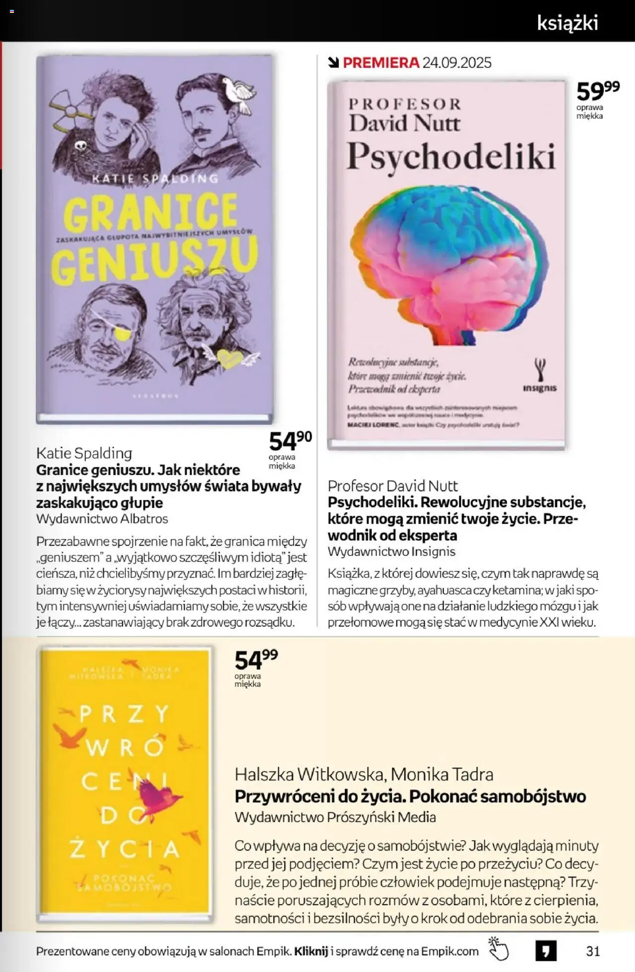 Empik promocje od 10.09.2025 | Strona: 31 | Produkty: Książki