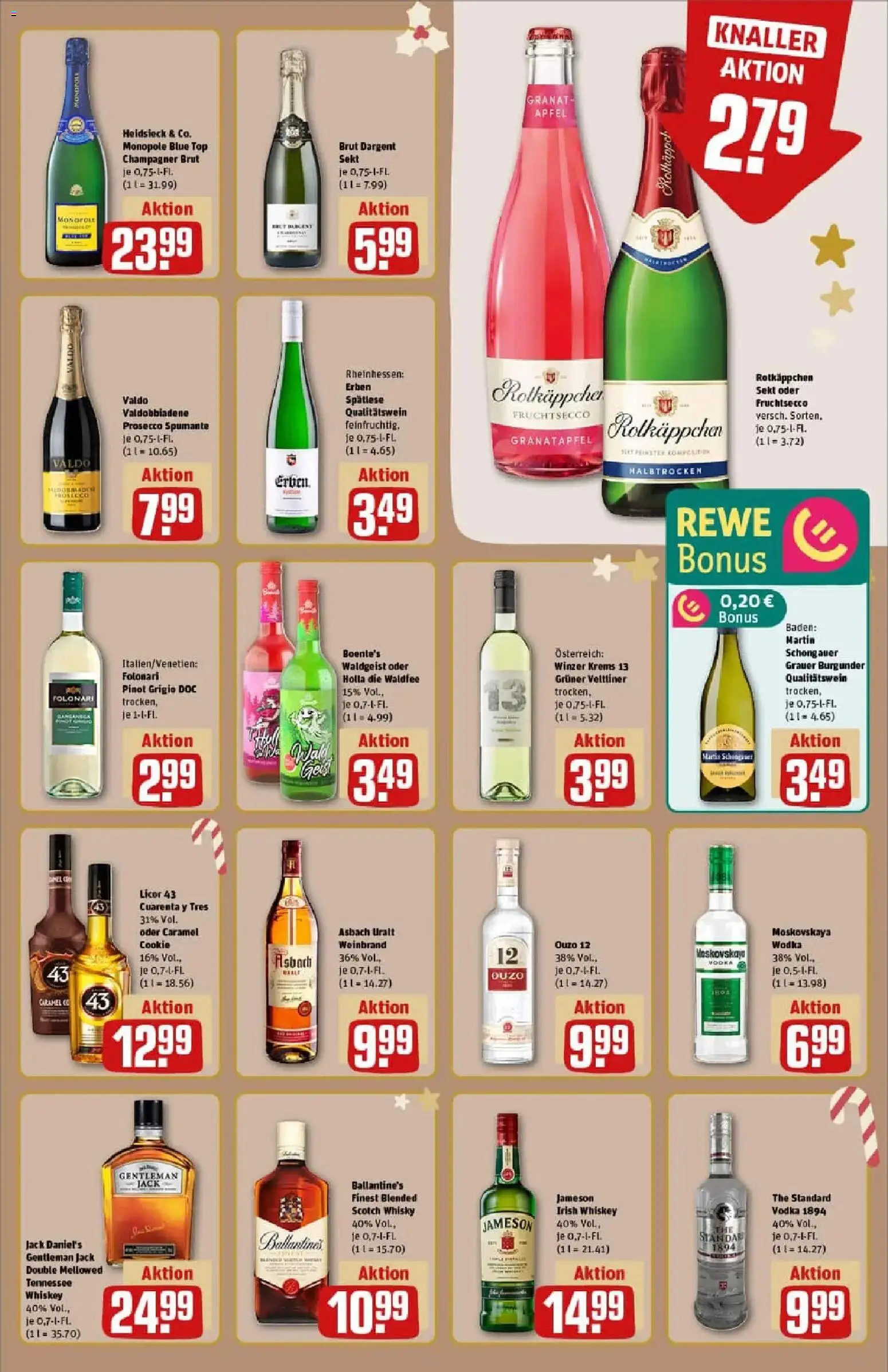 Rewe prospekt Herdecke	 – gültig ab 07.12.2025 | Seite: 19 | Produkte: Jameson, Vodka, Whiskey, Asbach