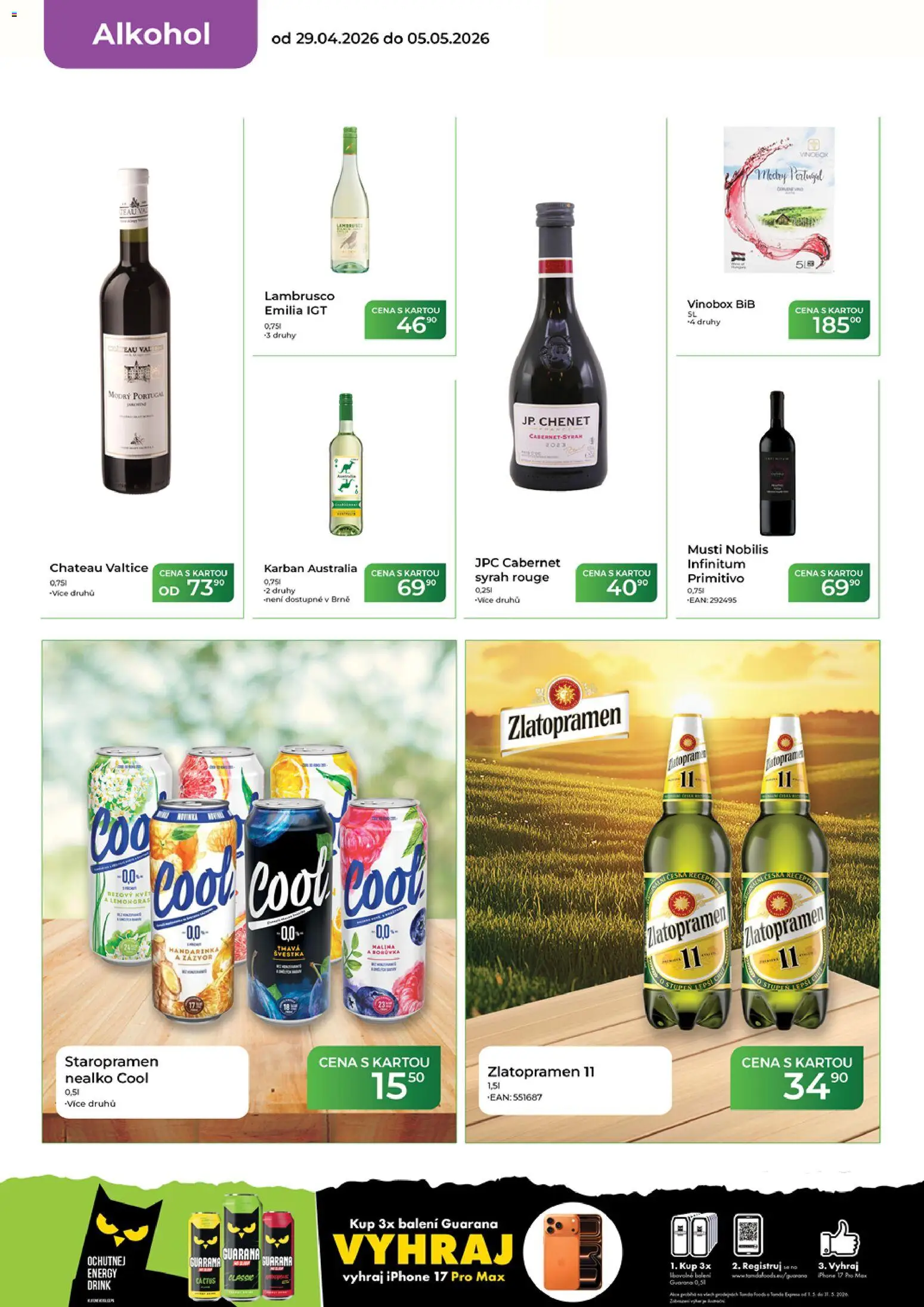 Tamda Foods leták od 29.04.2026 | Strana: 16 | Produkty: Zlatopramen, Lambrusco, Iphone, Zázvor