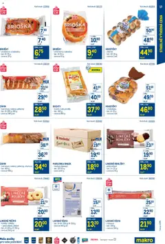 Makro leták - Stabilně výhodná cena - maloobchod od 30.07.2025 | Strana: 17 | Produkty: Brioška, Pečivo, Marlenka, Těsto