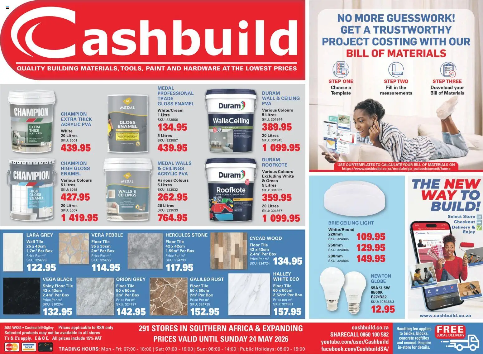 New Cashbuild catalogue – valid from 27.04.2026 | Page: 1 | Products: Globe, Paint, Box, Enamel