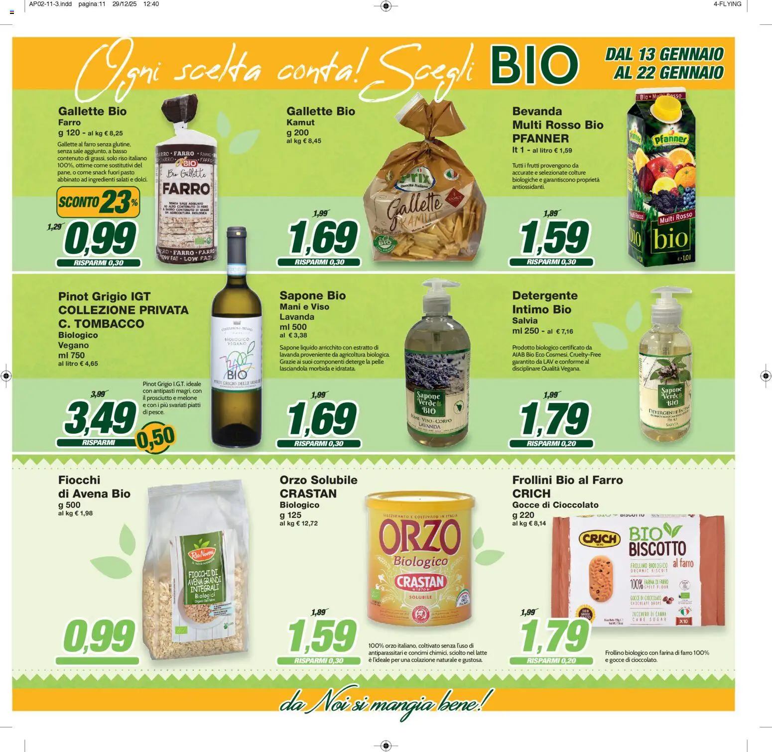Volantino Prix del 13.01.2026 | Pagina: 12 | Prodotti: Riso, Prosciutto, Gallette, Lavanda