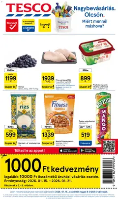 Tesco Hipermarket - Akciós újság  - amely érvényes a következő dátumtól: 15.01.2026