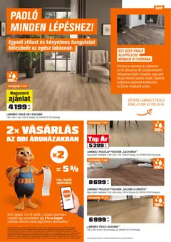 OBI Akciós újság - amely érvényes a következő dátumtól: 03.02.2026 | Oldal: 2 | Termékek: Laminált padló, Padlólap