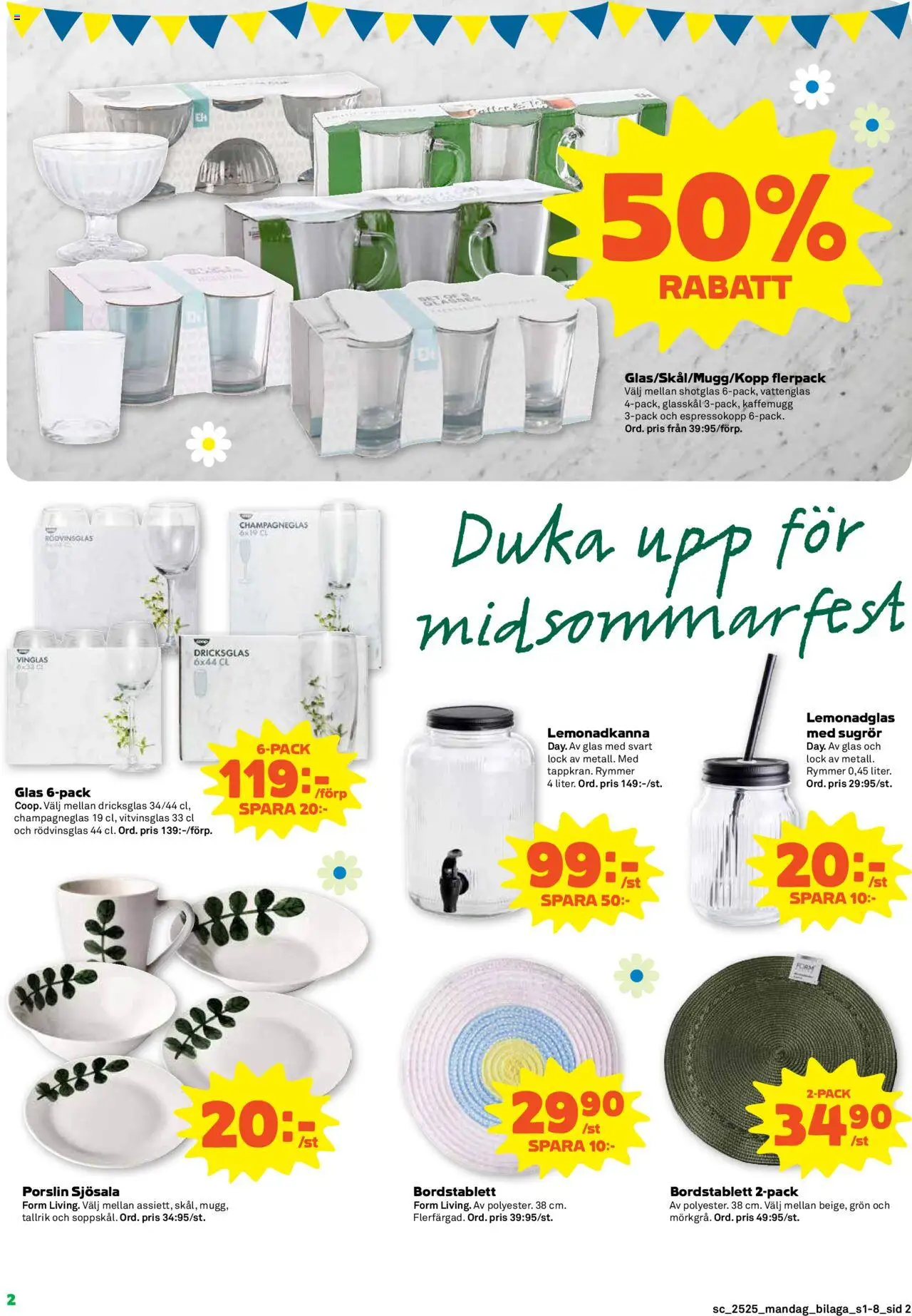 Stora Coop reklamblad aktuell från 16.06.2025 | Sida: 18 | Produkter: Bordstablett