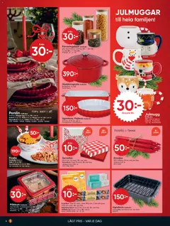 Dollar Store - erbjudanden - Förhandsvisning av reklamblad från butik Dollar Store aktuell från 15.12.2025 | Sida: 4 | Produkter: Bakplåtspapper, Grillfolie, Servetter